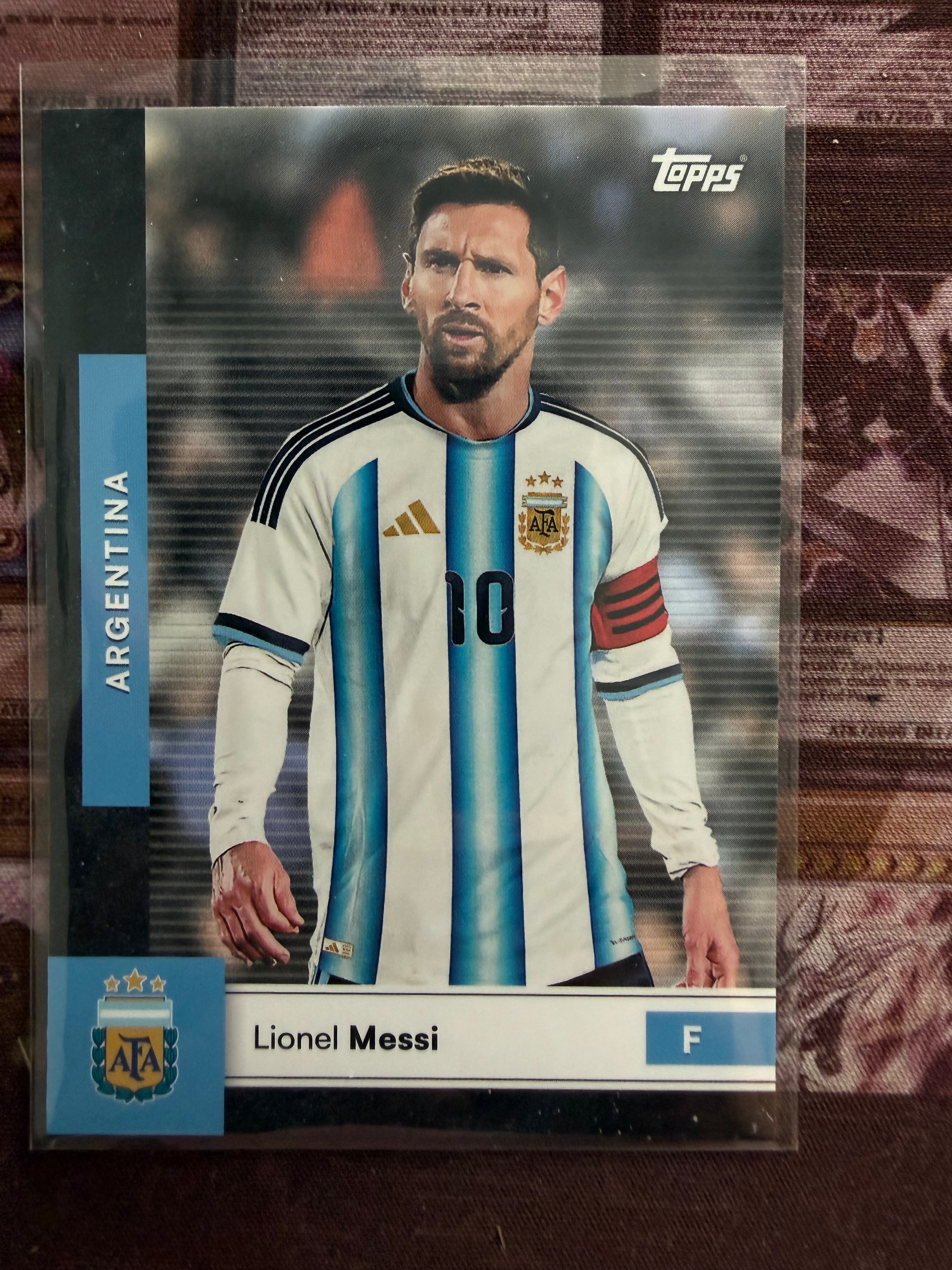 Lionel Messi Topps Argentina Team Set 2024/25 Base Card