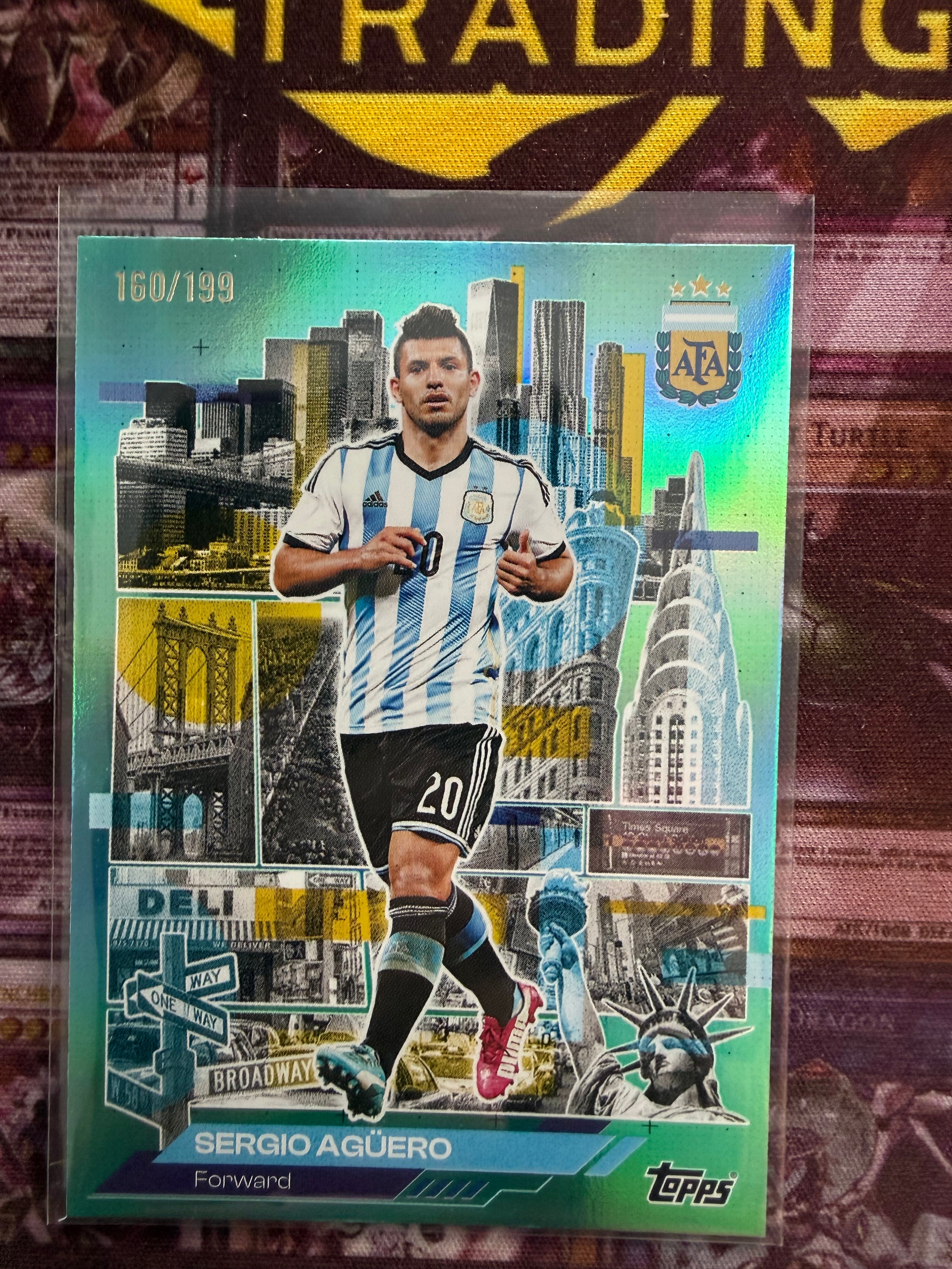 Sergio Agüero 160/199 Topps Argentina Parallel