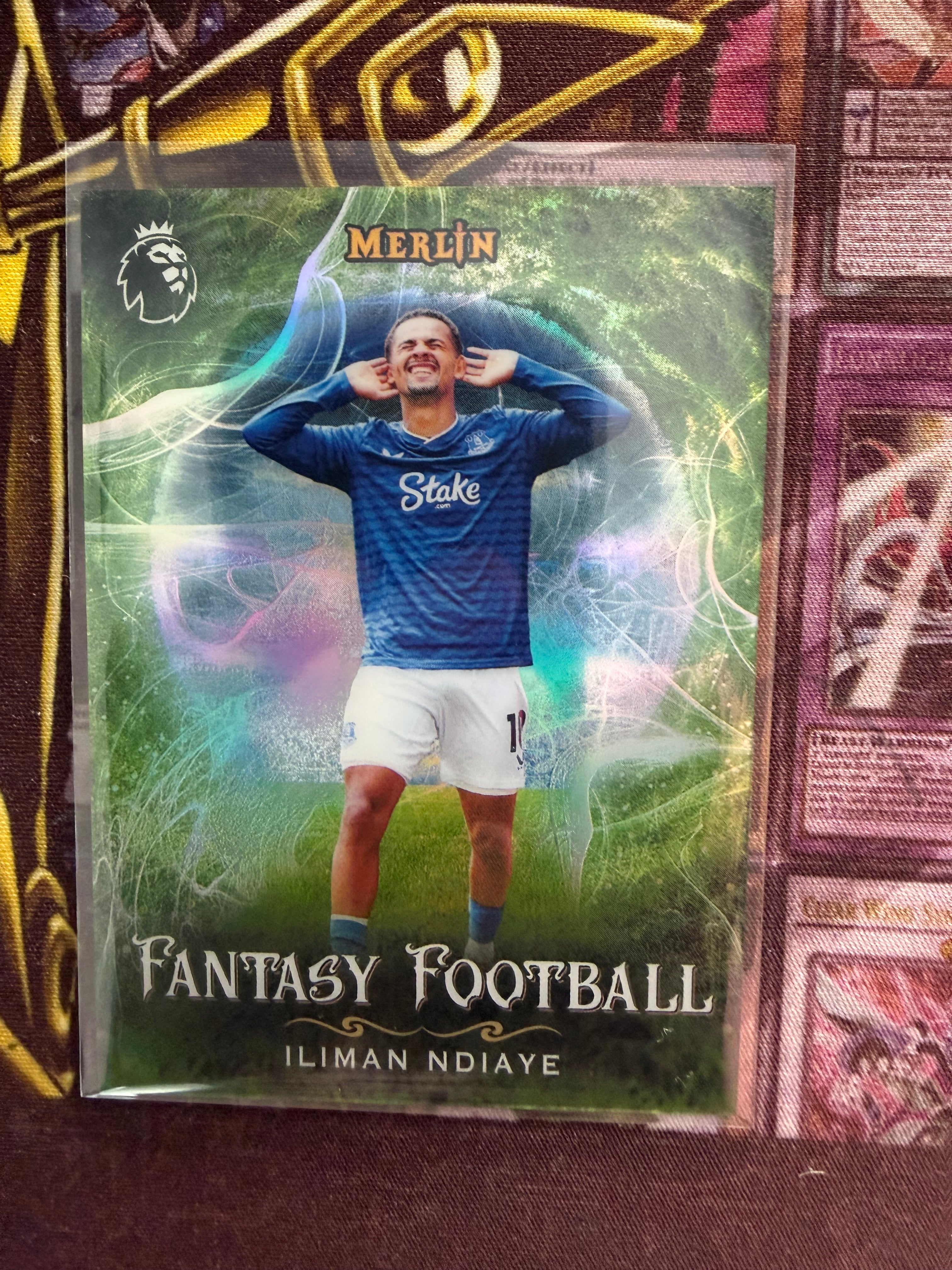 Iliman Ndiaye Fantasy Football FF-17 Topps Merlin Everton