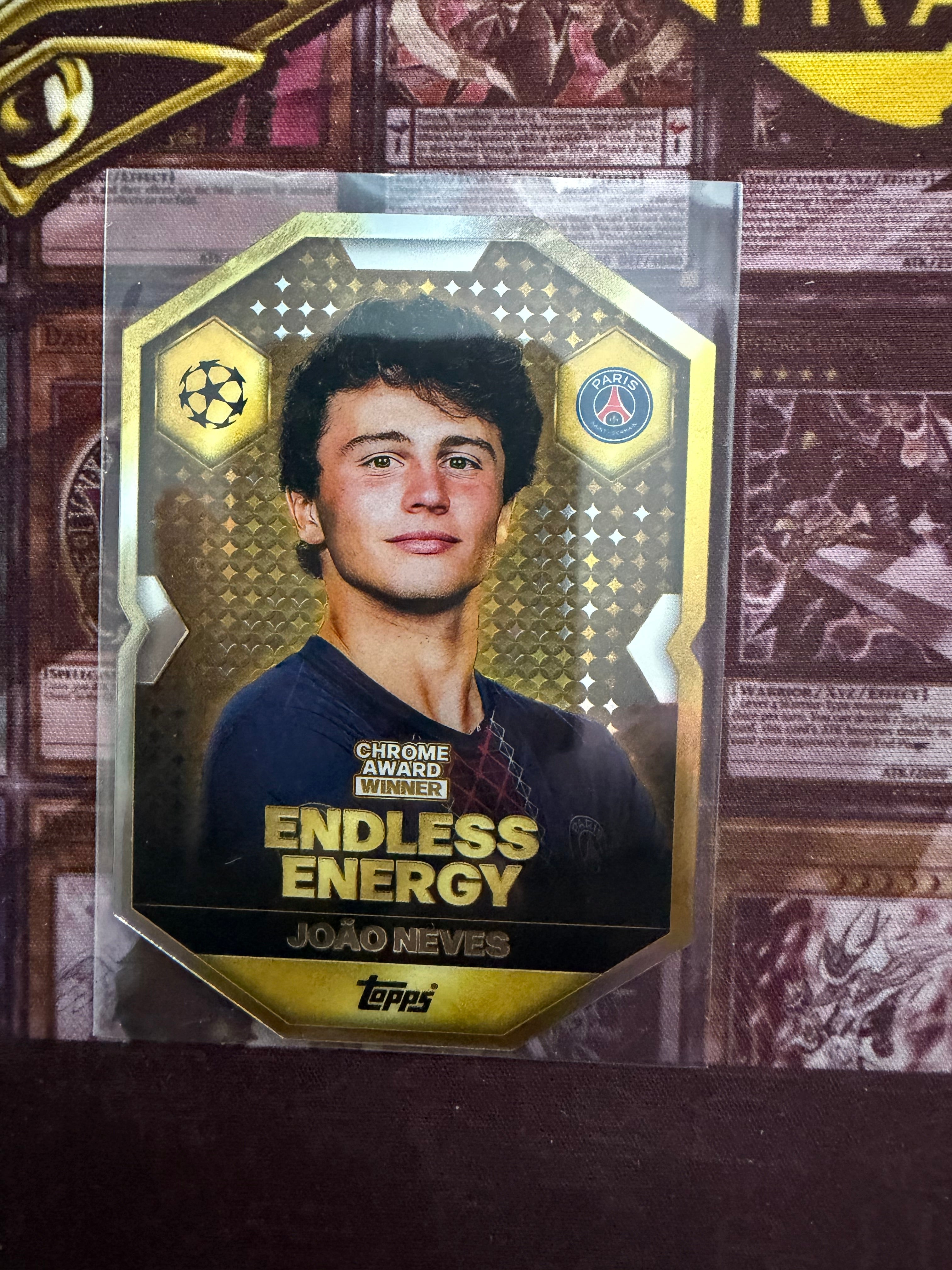 João Neves Endless Energy Chrome Award Winner CA-10 PSG