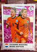 Vivianne Miedema Wieke Kaptein 19/75 Topps Merlin Dual Partnership