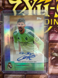 Thibaut Courtois Auto 20/50 Topps Certified Autograph Real Madrid
