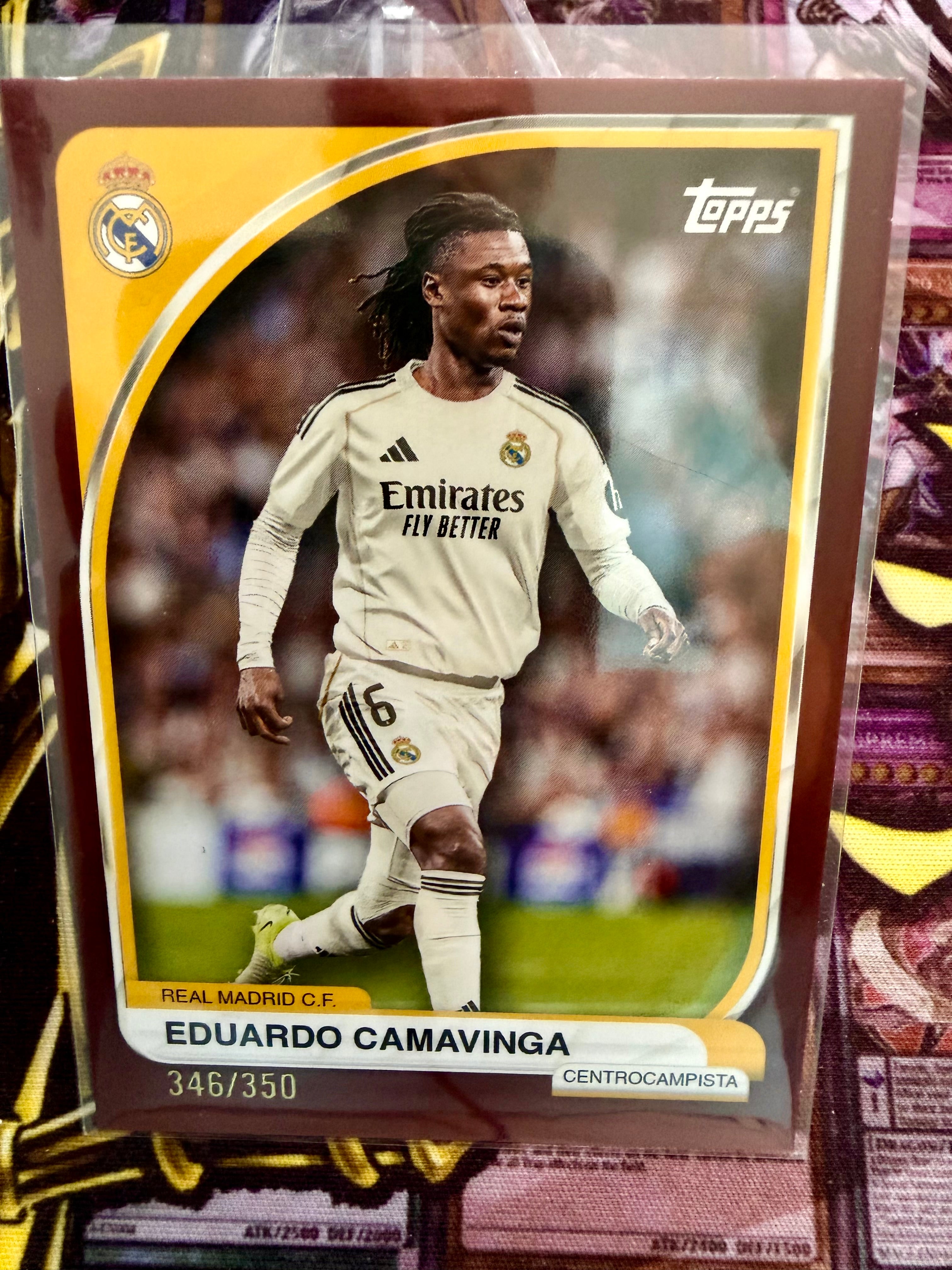 Eduardo Camavinga 346/350 Topps Parallel Real Madrid