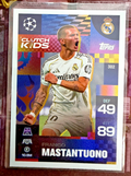 Topps Match Attax Franco Mastantuono Real Madrid Clutch Kids #302