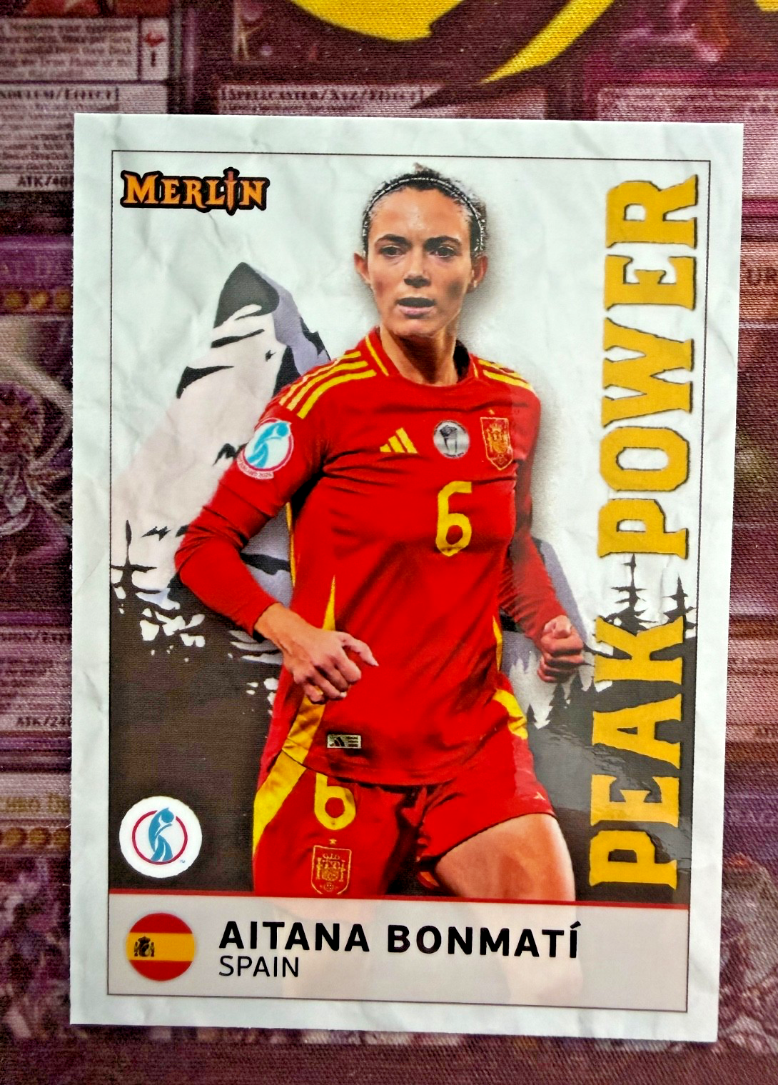 Aitana Bonmatí Peak Power Topps Merlin UEFA Women’s EURO 2025 Spain