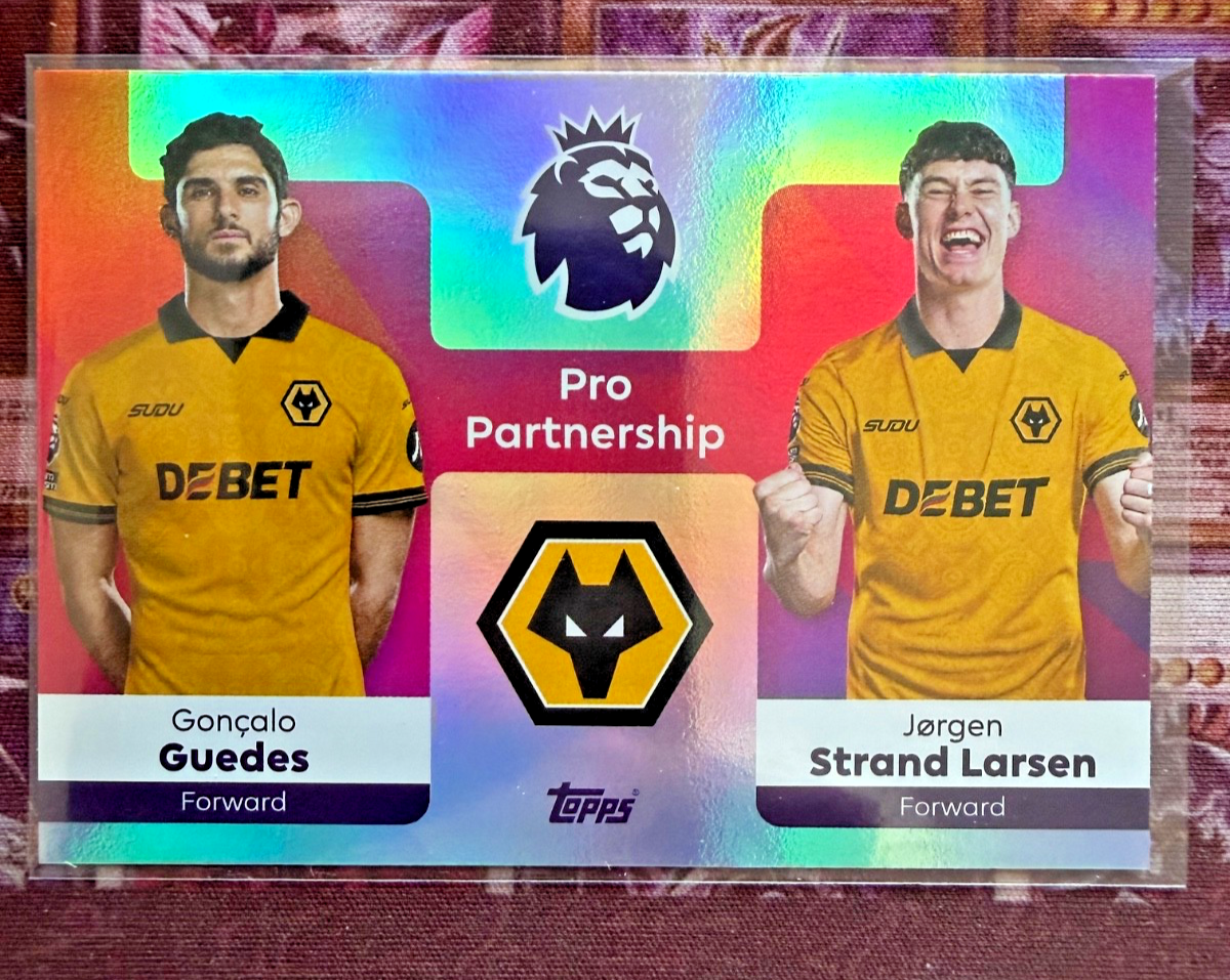 Gonçalo Guedes Jørgen Strand Larsen Pro Partnership #369 Topps Premier League 20