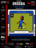 Didier Drogba Pixel Legend Chelsea FC Topps UEFA Club Competitions 2025/26