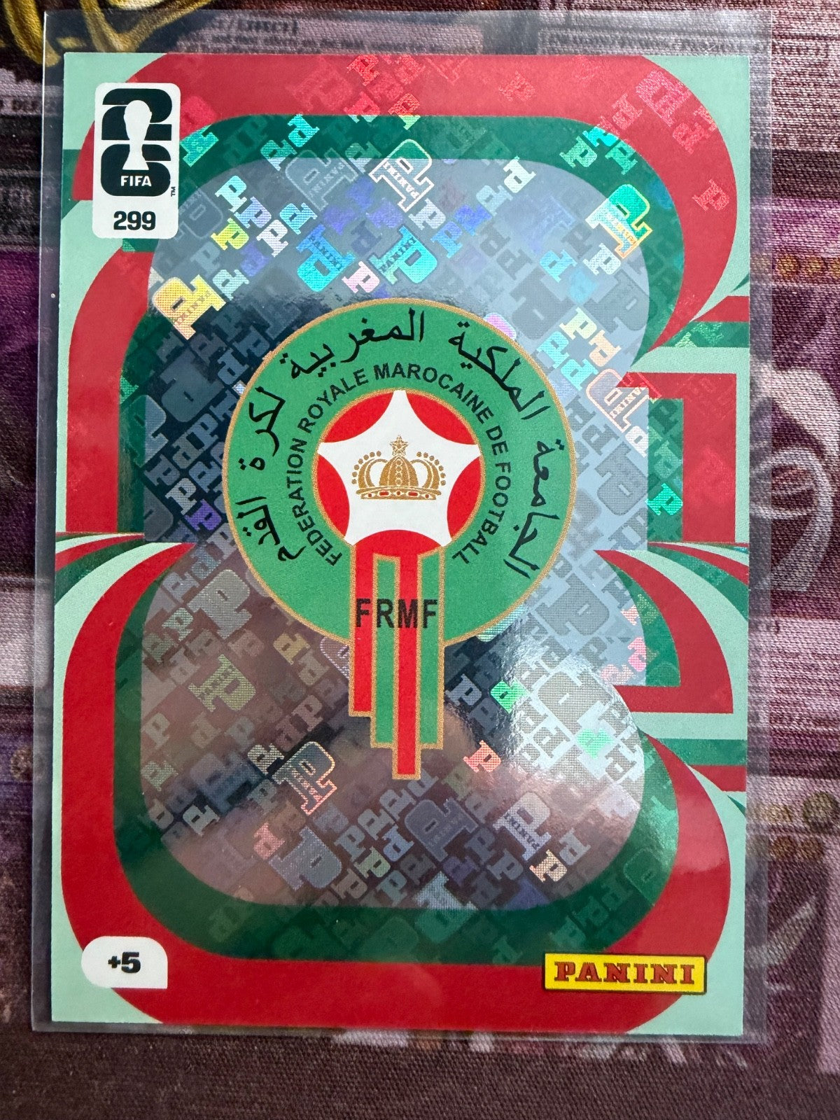 Panini FIFA ADRENALYN XL Club World Cup 2026 NR 299 LOGO WAPPEN Marokko