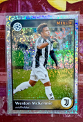 Topps Merlin 2024/25 Weston McKennie Silver Sparkle Parallel Juventus UEFA