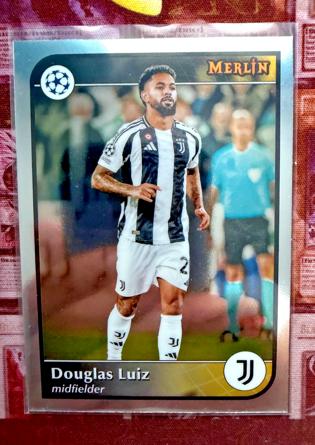Topps Merlin 2024/25 Douglas Luiz Juventus UEFA Champions League Base Card