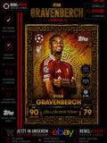 Ryan Gravenberch All Action Hero #361 Topps Match Attax Champions League