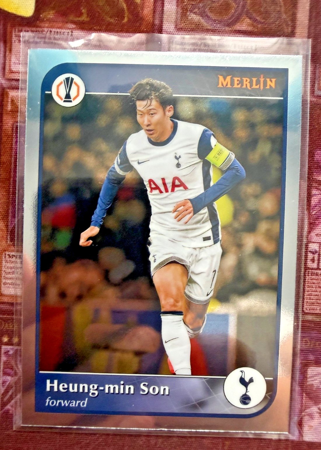 Topps Merlin 2024/25 Heung-min Son Tottenham Hotspur UEFA Europa League Base Car