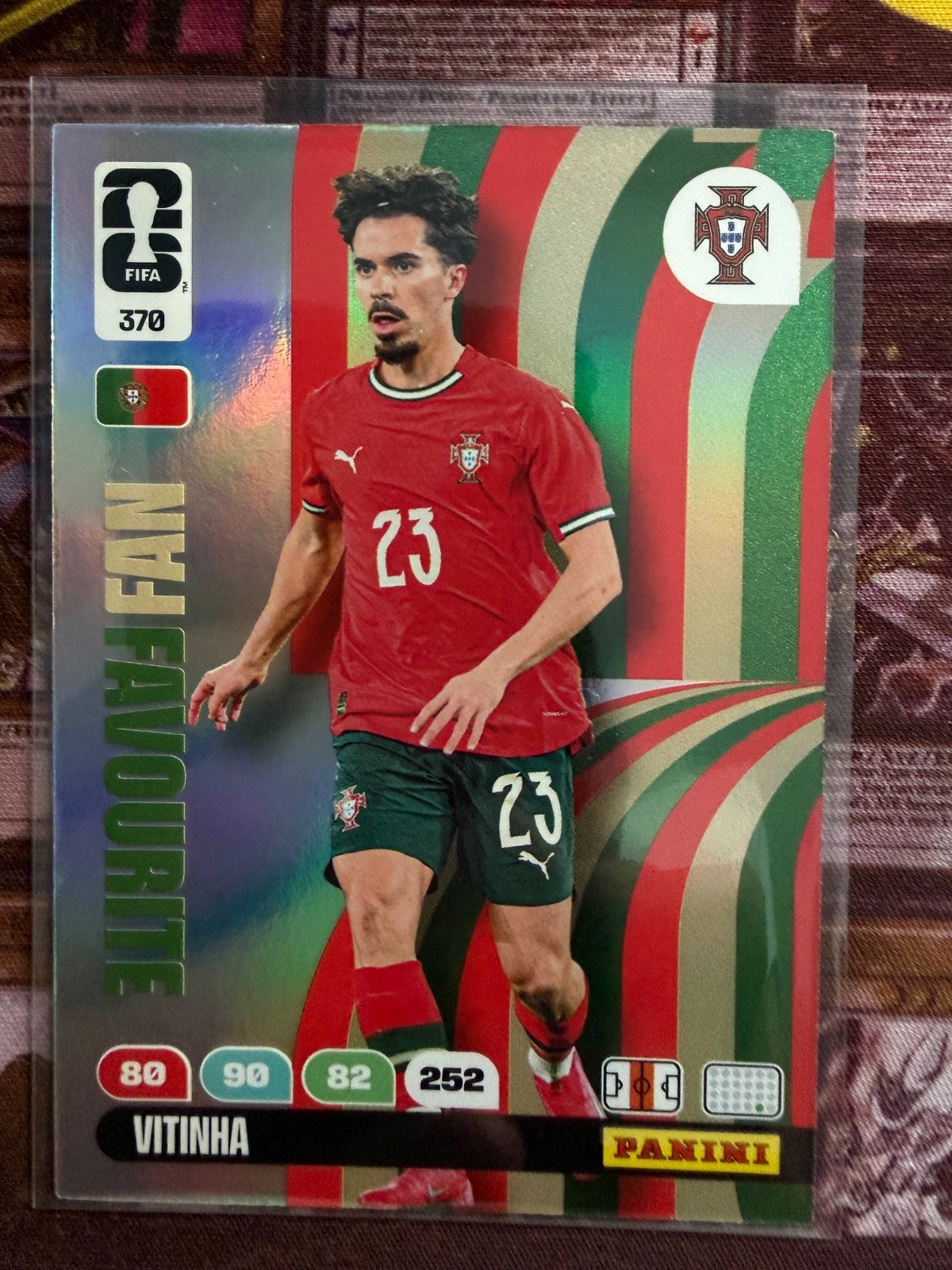 Panini Adrenalyn XL FIFA World Cup 2026 Vitinha Portugal Mid-Favourite Nr. 370