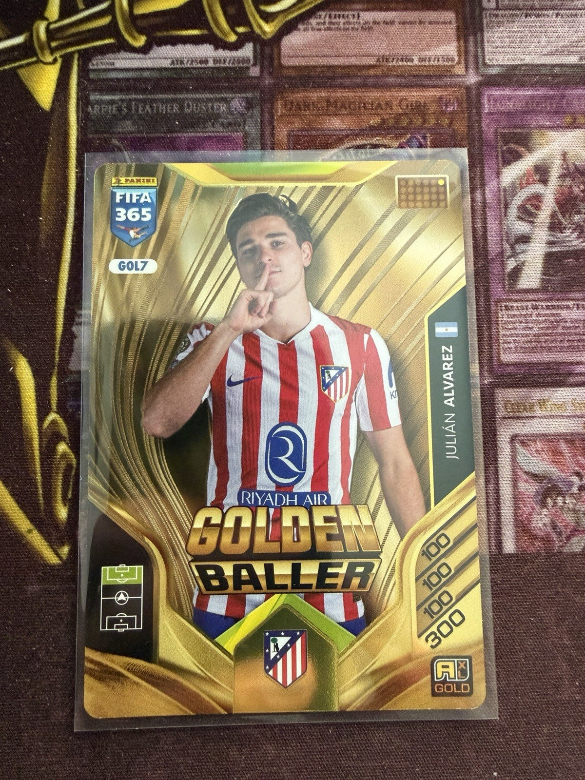 Panini FIFA 365 Adrenalyn XL GOL7 Julian Alvarez Golden Baller