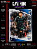 Savinho Topps Chrome Allure Base Manchester City Brazil