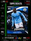 Yaya Touré Fanatic Fans Topps 2024/25 Manchester City