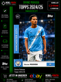 2024-25 Topps Manchester City Divine Mukasa RC Rookie Card Base