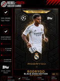 Topps BLACK EDGE edition BE4 " RODRYGO " by MATCH ATTAX ChampionsLeague 25/26