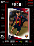 Pedri Topps Chrome 2025/26 FC Barcelona Base Card UCC UEFA Spain