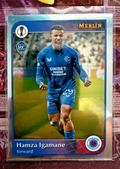 Hamza Igamane RC 2024-25 Topps Merlin Rookie Rangers FC Base Morocco