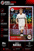 Andrea Natali Rookie Holo Refractor Topps Merlin Champions League Leverkusen