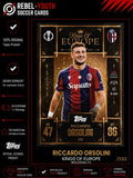 Topps Match Attax Extra 2025 26 Kings of Europe RICCARDO ORSOLINI Bologna FC