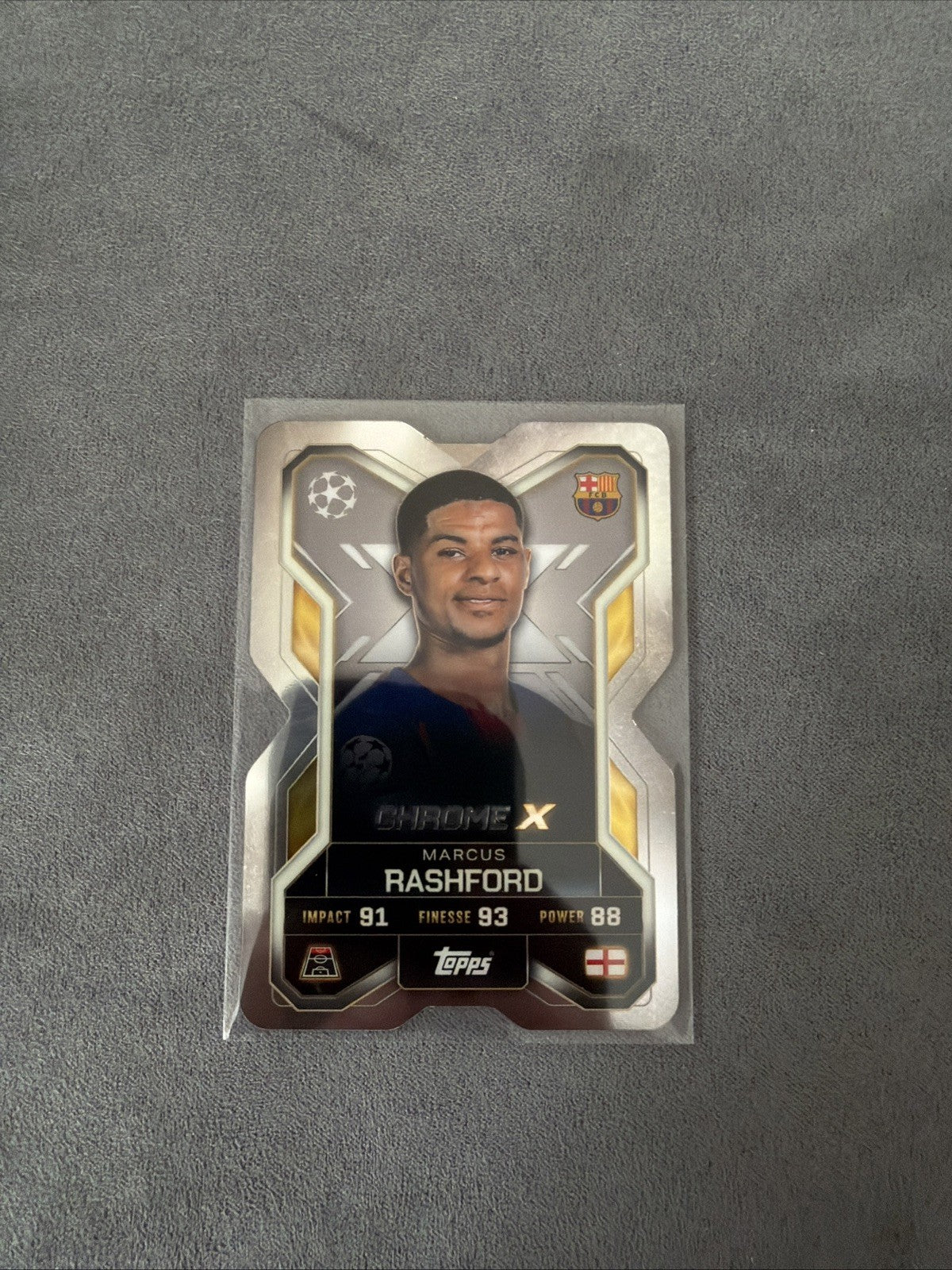 Topps Match Attax Extra 2025/26 Chrome X Marcus Rashford CX4  Barcelona