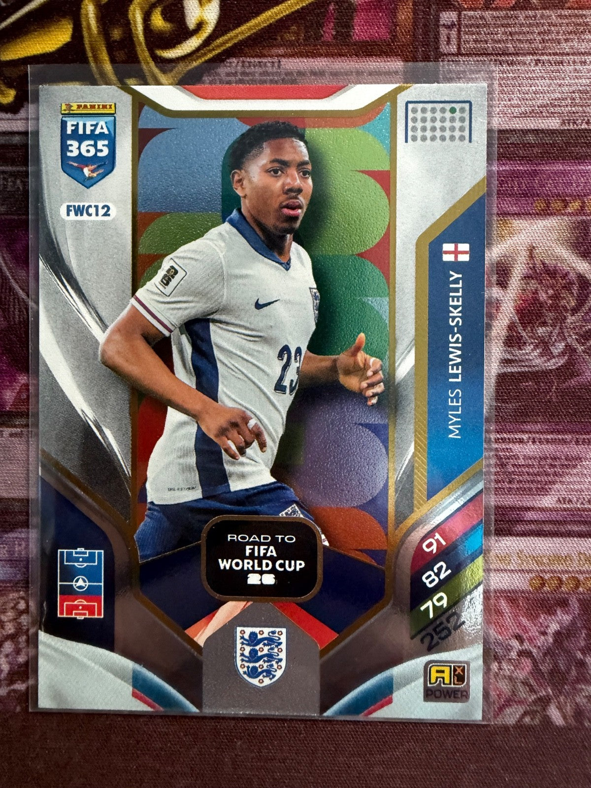 FIFA 365 Adrenalyn XL 2026 Trading Card FWC12 Myles Lewis Skelly Road to WM 26