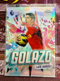 2025-26 Topps Chrome Premier League Luis Suárez Golazo Liverpool GZ-4 Insert