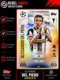 Topps Match Attax UCC 25/26 Alessandro Del Piero Cup Champion Nr.360 Juventus