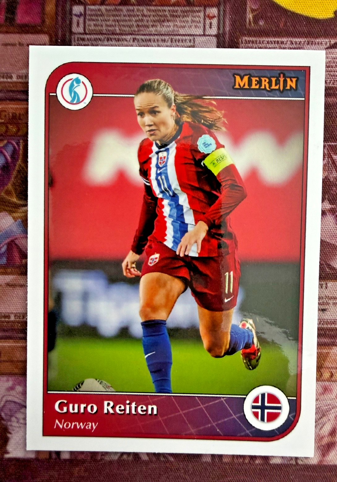 Guro Reiten Merlin UEFA Women’s EURO 2025 Norway Base Card Topps