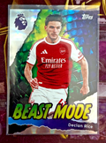 Declan Rice Beast Mode #421 Topps Premier League 2025/26 Arsenal Insert