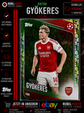 Viktor Gyökeres Leaf Parallel Arsenal Topps UEFA Club Competitions 2025/26