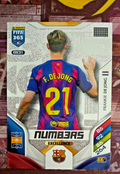 Frenkie de Jong EXC21 Numbers Excellence Panini FIFA 365 2025/26 FC Barcelona