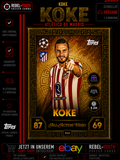Koke All Action Hero #368 Topps Match Attax Champions League 2025/26