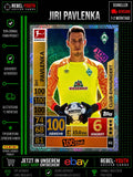 Topps Match Attax 2018/19Bundesliga SV Werder Bremen 61 Club 100 Jiri Pavlenka