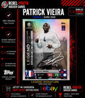 Patrick Vieira France Legend Signature Style Topps EURO 2020 Match Attax Card