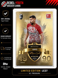 Topps Match Attax 2024/25 Vincenzo Grifo Limited Edition LE27 SC Freiburg Gold