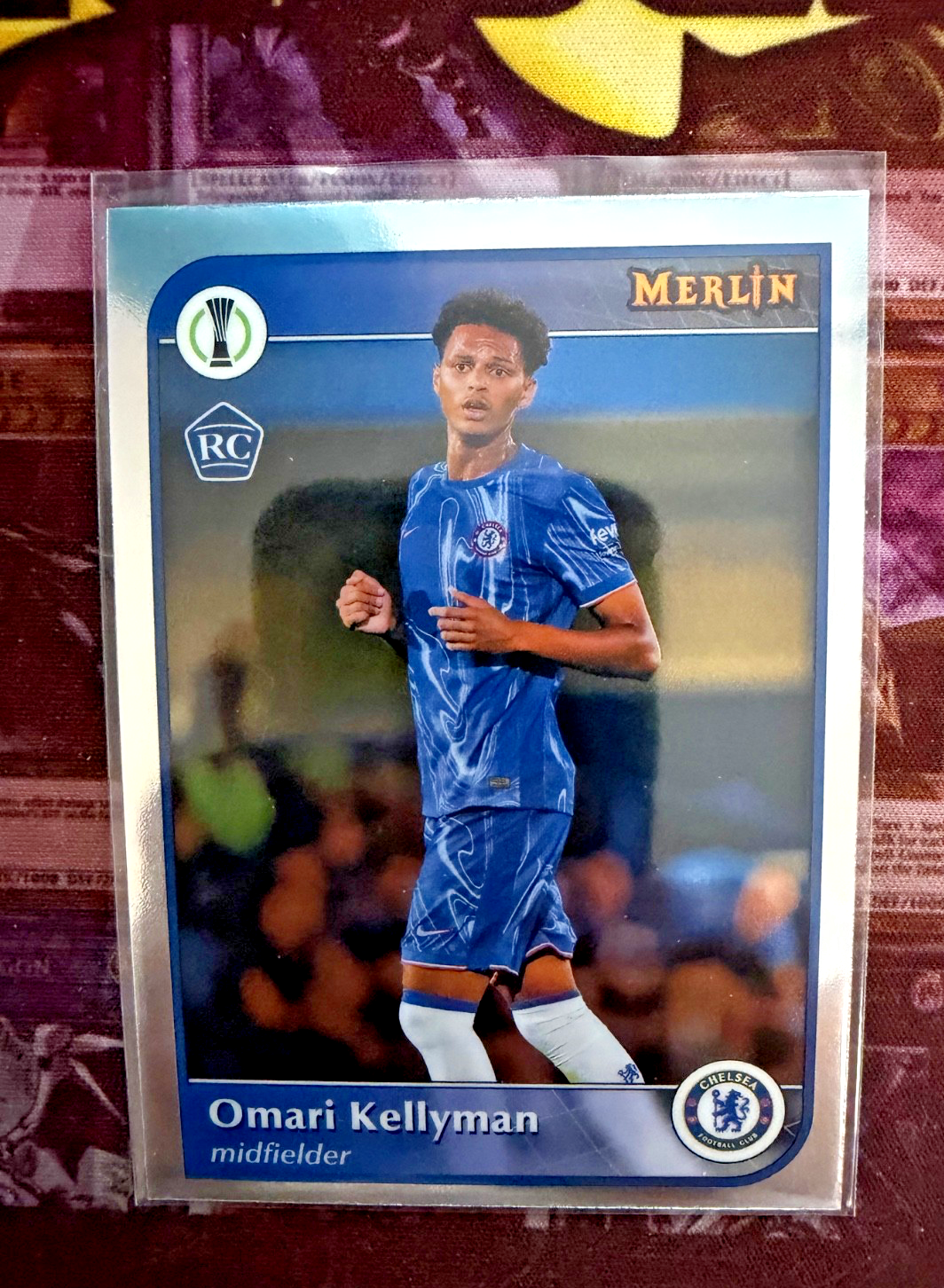2024-25 Topps Merlin Omari Kellyman RC Rookie Chelsea FC Base Near Mint NM