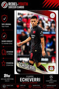 Claudio Echeverri Rookie Card RC Topps UCC 2024/25 Bayer Leverkusen