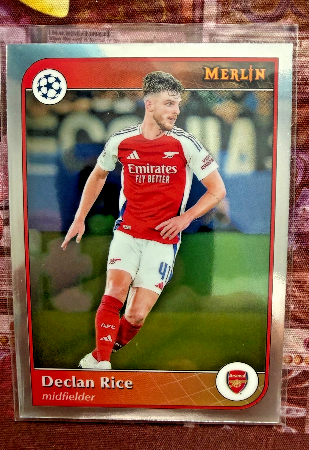 2024-25 Topps Merlin Declan Rice Arsenal #23 Base England