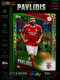 Vangelis Pavlidis Leaf Parallel Topps UEFA Club Competitions 2025/26 SL Benfica