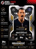 Zlatan Ibrahimović Chrome X Exclusive Die-Cut PSG Topps Match Attax UEFA
