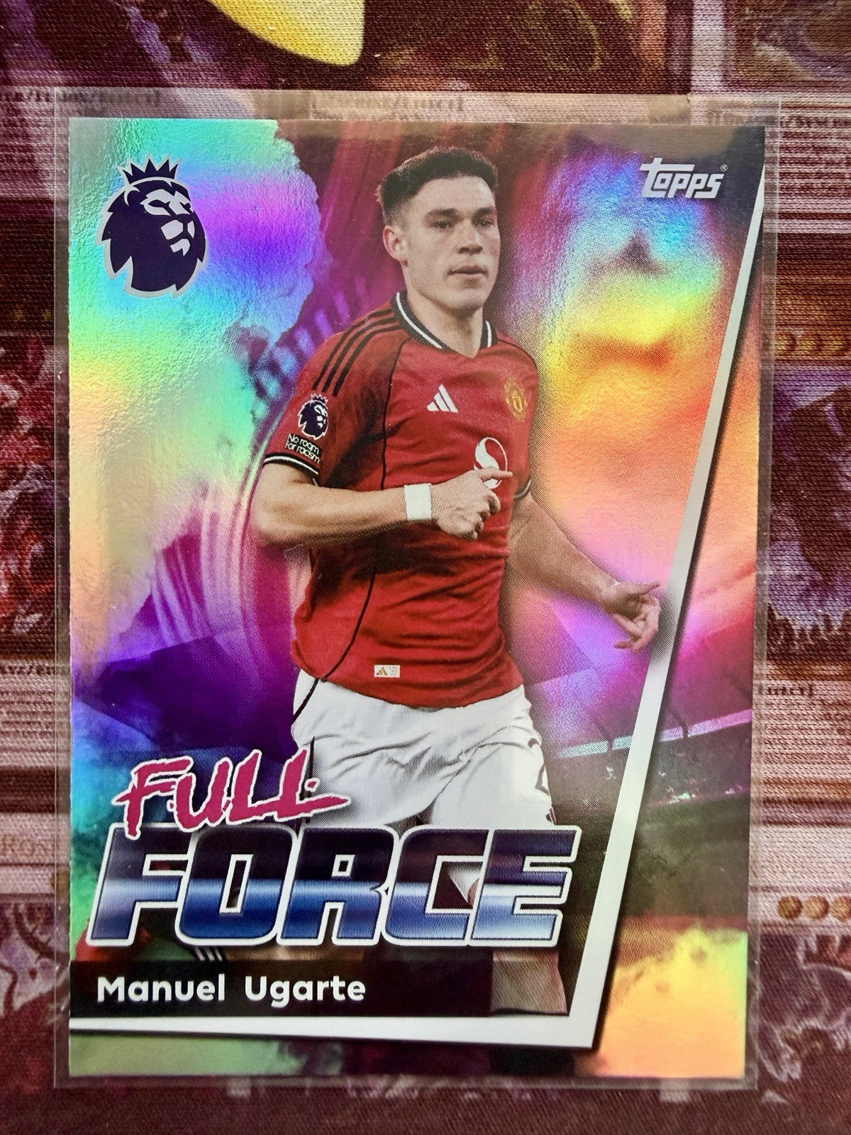 Manuel Ugarte Full Force Topps Premier League 2025/26 Manchester United #118