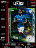 Romelu Lukaku Green Leaf Parallel Topps UEFA Club Competitions 2025/26 SSC Napol