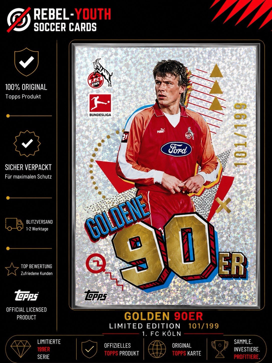 Match Attax Bundesliga Extra 23/24 Toni Polster Goldene 90er Köln #551