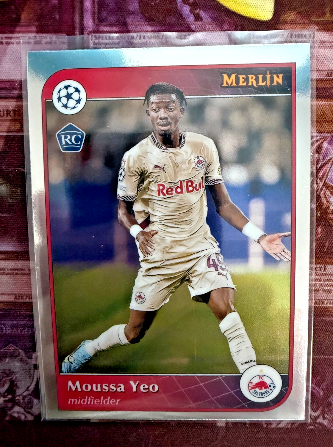2024-25 Topps Merlin Moussa Yeo RC Rookie #162 FC Red Bull Salzburg