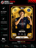 Topps Match Attax Champions League 2025/2026 465 Joao Neves Topps 100 Club