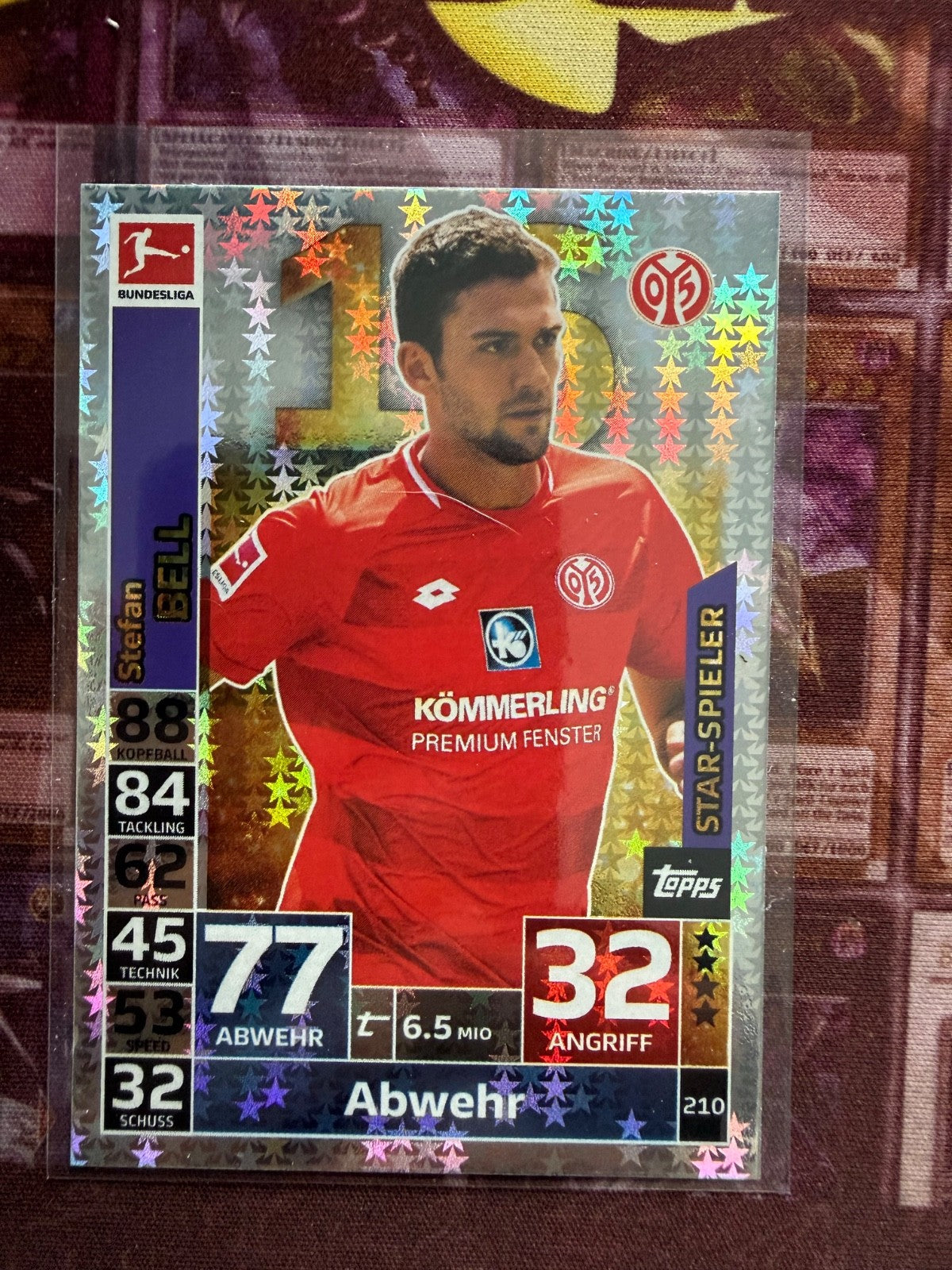 Topps Match Attax 18/19 - 210 - Stefan Bell - Star Spieler