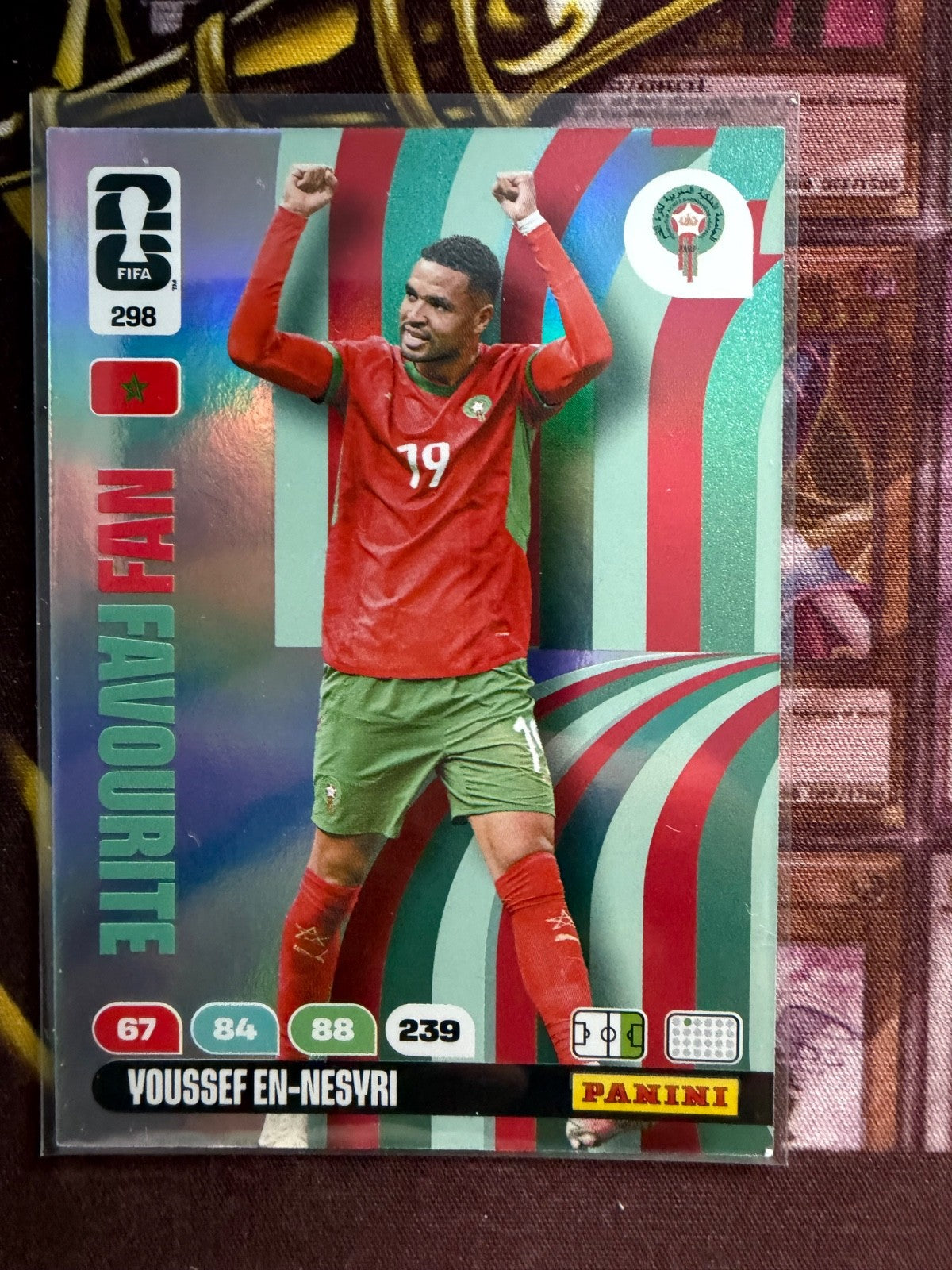 Panini Adrenalyn XL FIFA World Cup 2026 298 Youssef En-Nesyri Fan Favourite